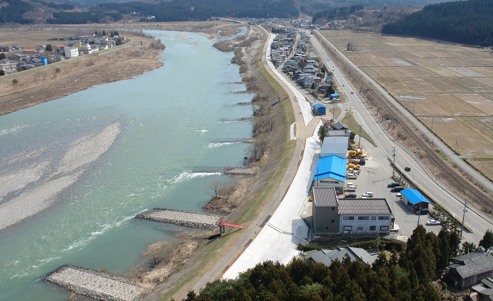 鷹ノ巣道路沼地区改良その3工事（国土交通省：平成30年）